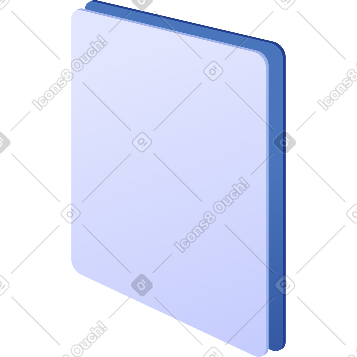 Two rectangular vertical panels illustration in Quantum style download in PNG, SVG