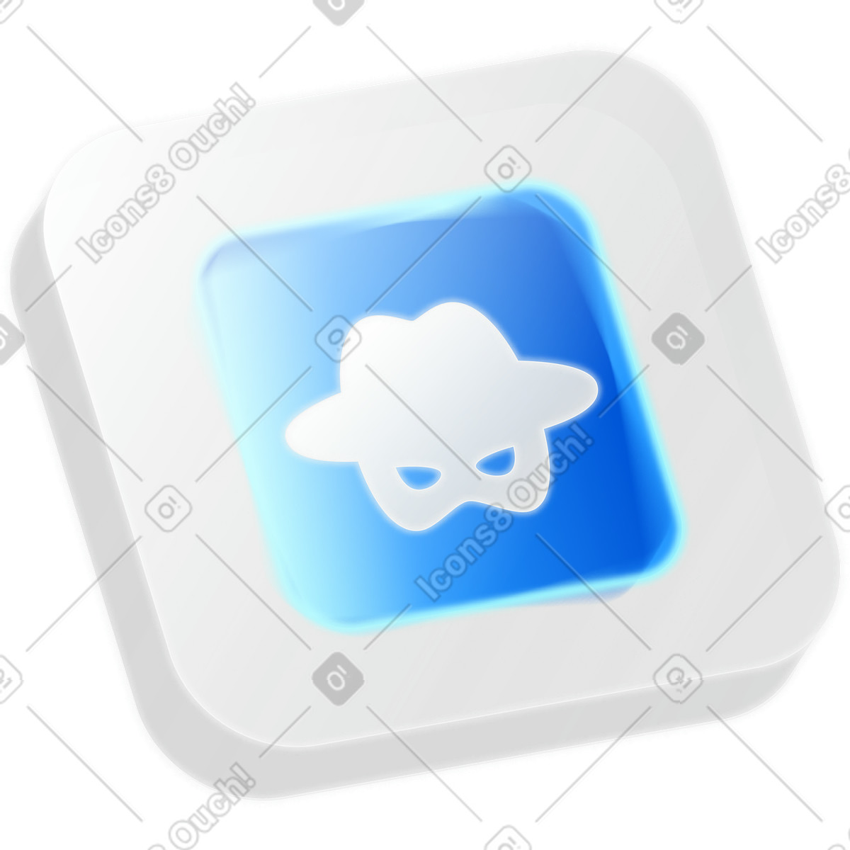 Betrüger zeichen-Illustration im Burst-Stil als Download in PNG, SVG
