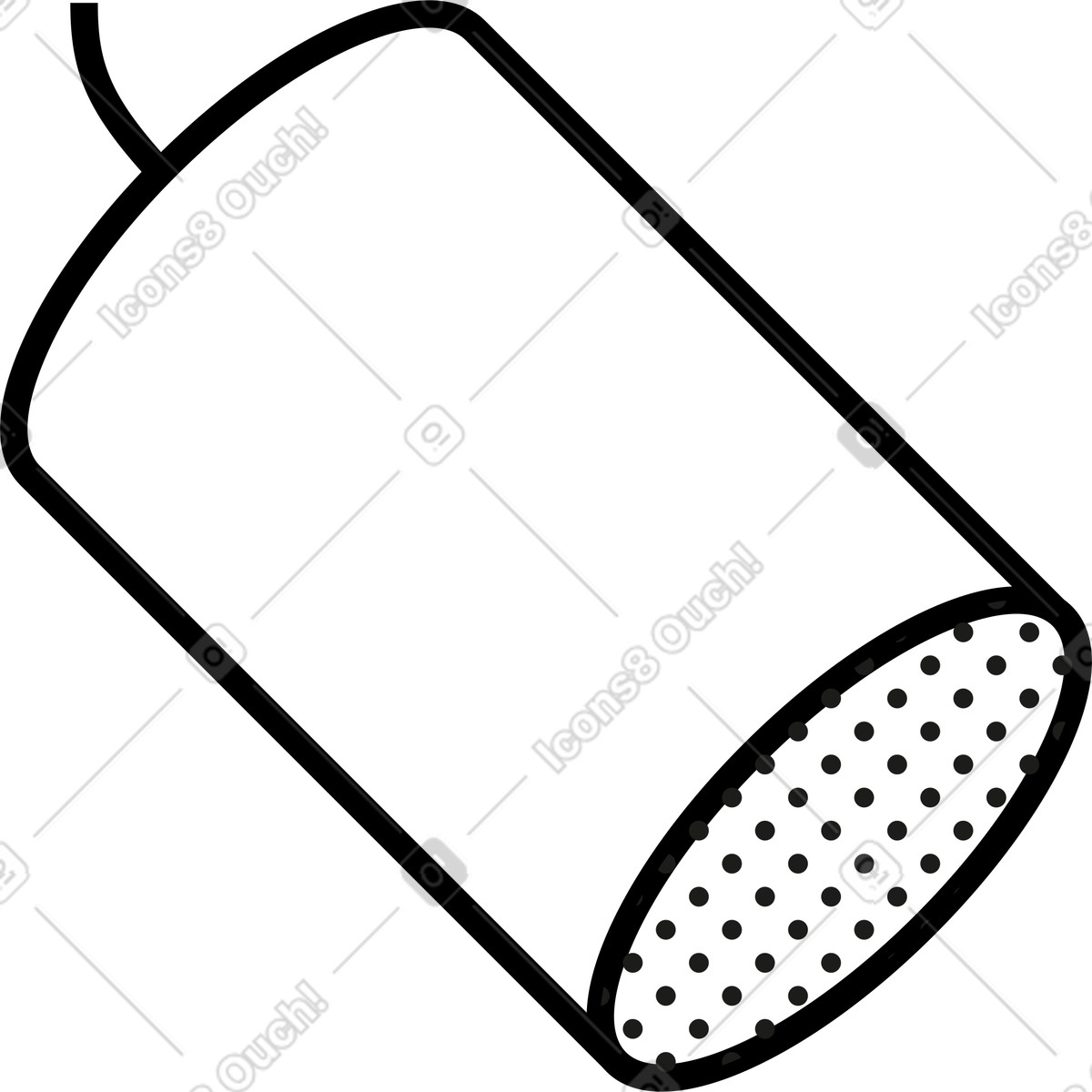 Memphis スタイルの Candle のイラストをPNG、SVG形式でダウンロード
