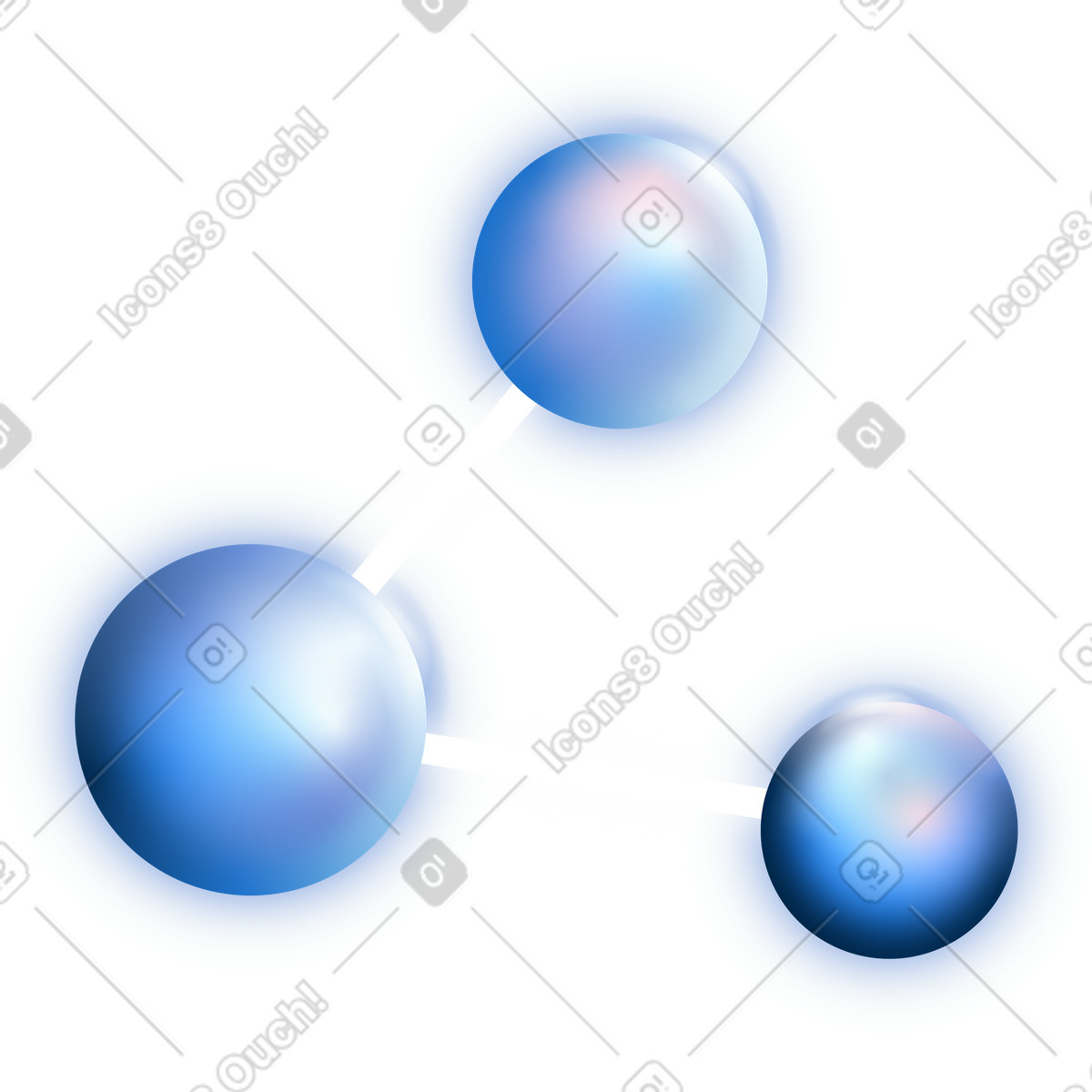 Share sign illustration in Dimension style download in PNG, SVG