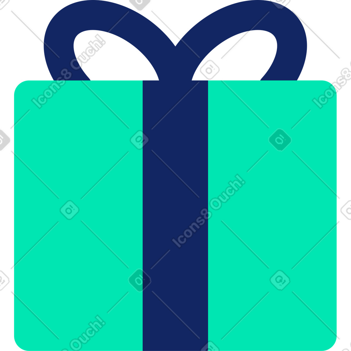 Presente illustrazione in stile Cyborg scarica in PNG, SVG