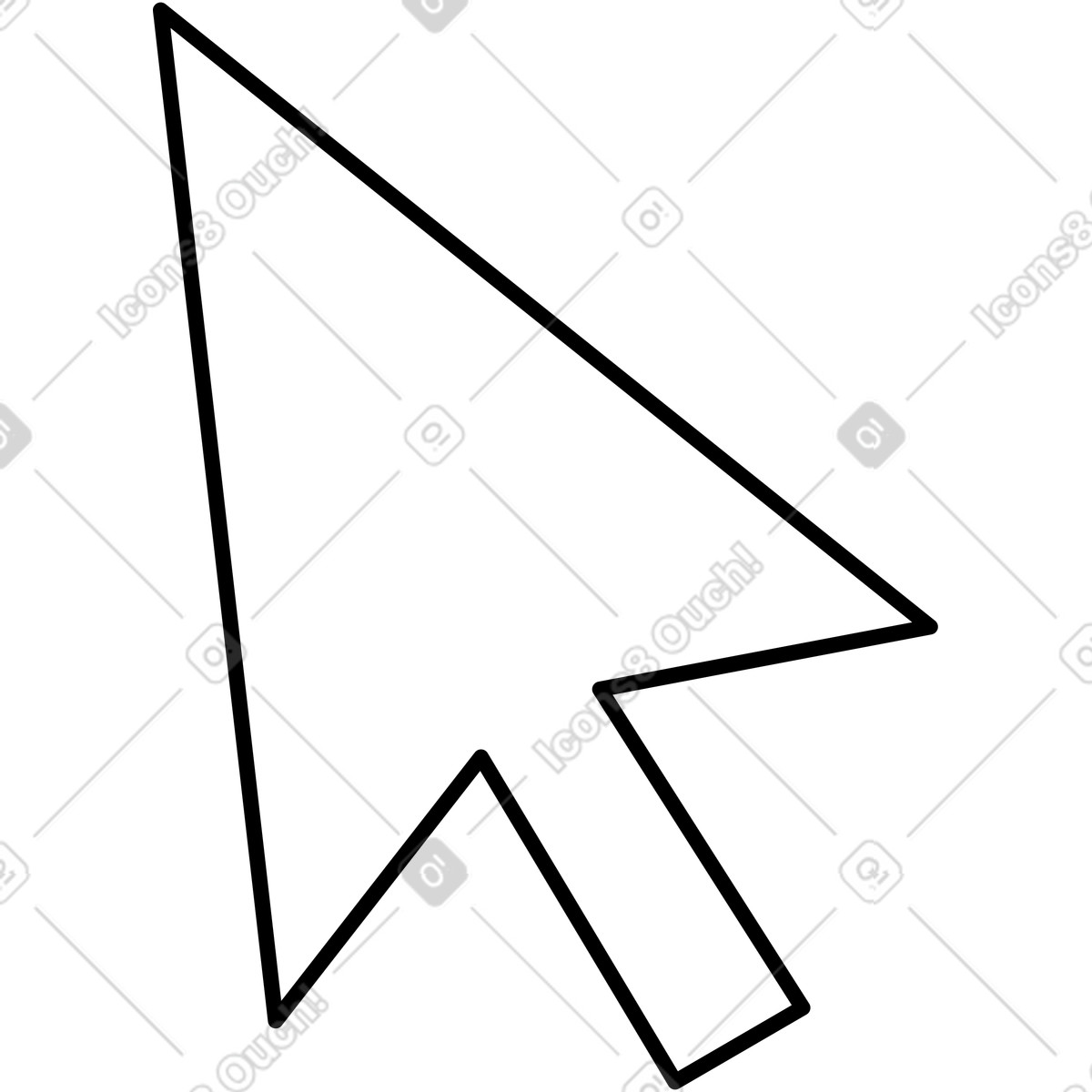 Ilustración Cursor en estilo Tiny a descargar en PNG y SVG