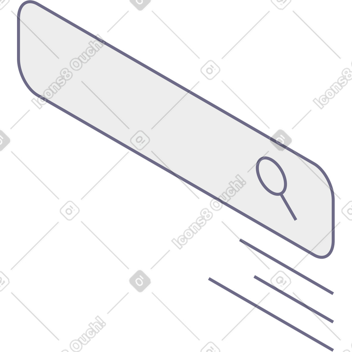 Modul スタイルの Search field のイラストをPNG、SVG形式でダウンロード