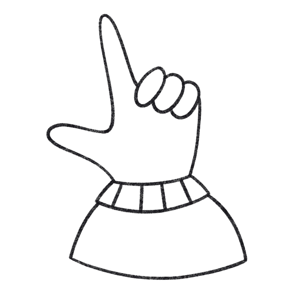 Иллюстрация Hand в стиле Bonbon Line — скачать в форматах PNG, SVG