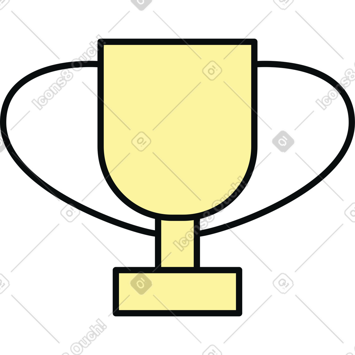 Cup-symbol-Illustration im Teko-Stil als Download in PNG, SVG