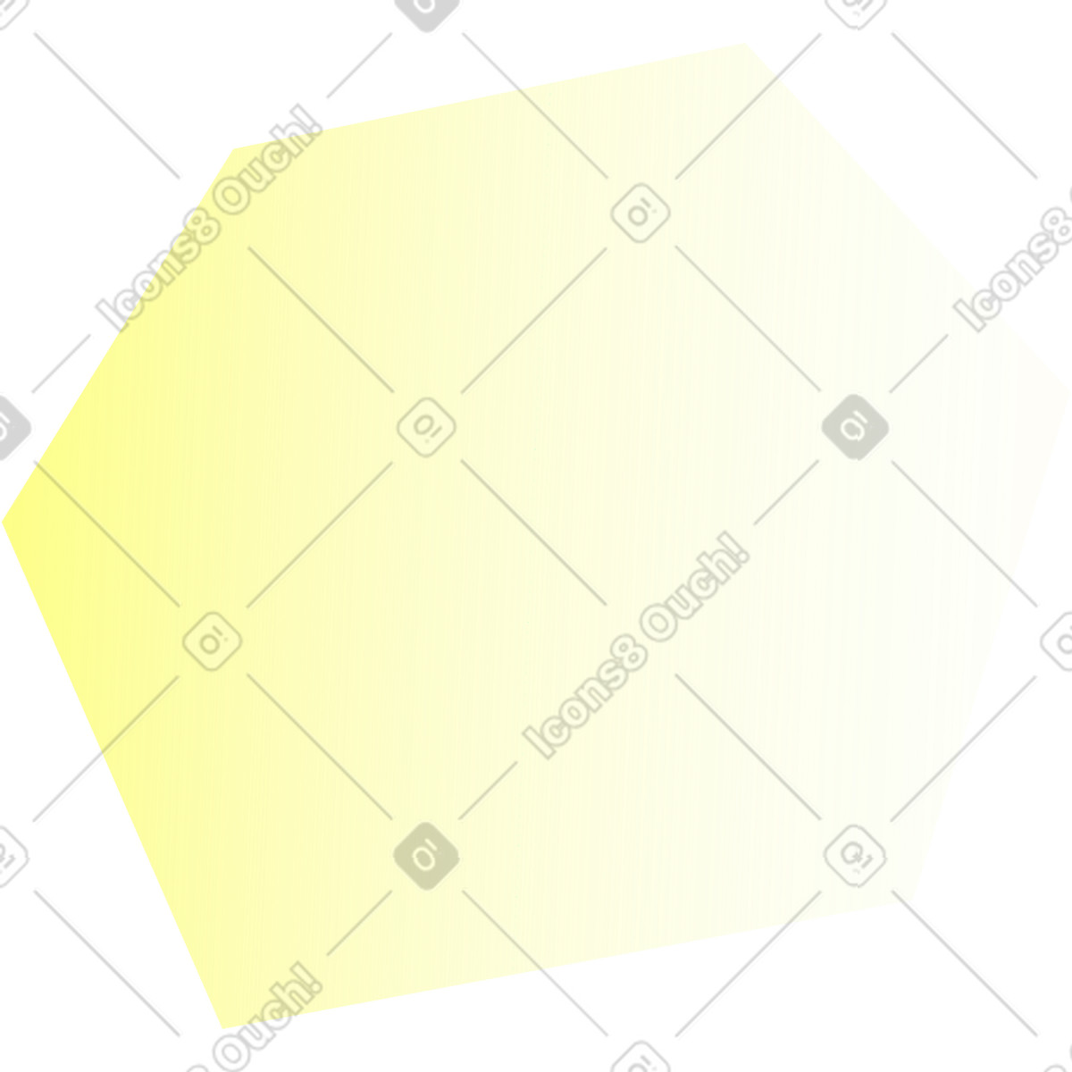 Illustration Hexagone dans le style Isotech à télécharger aux formats PNG, SVG