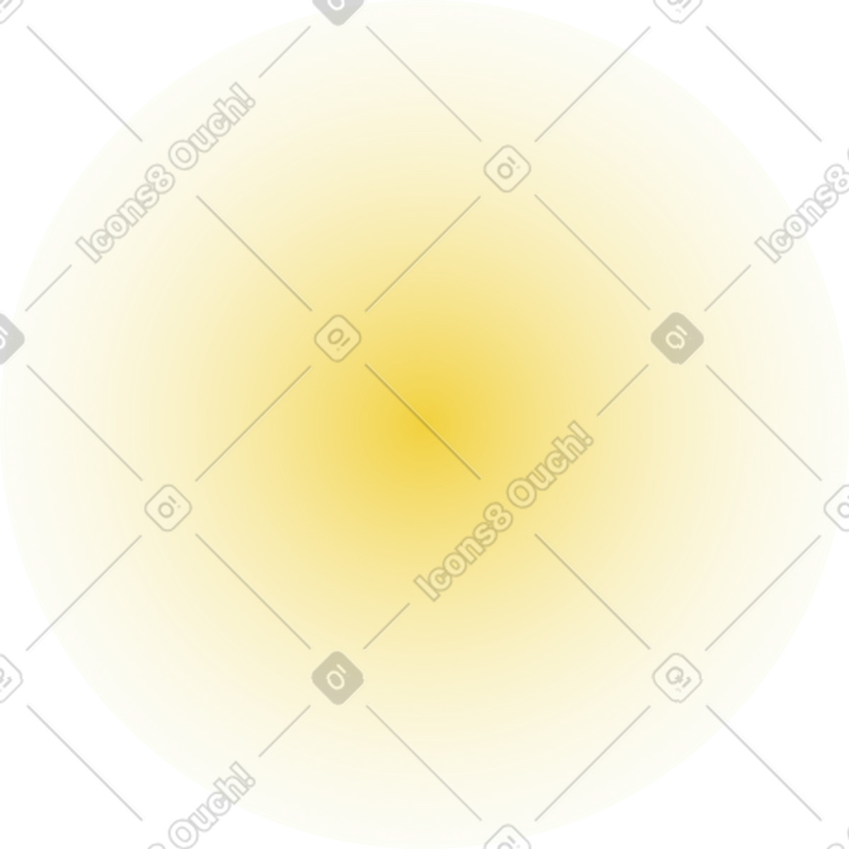 Ilustração de Círculo amarelo com gradiente em no estilo Beam para baixar em PNG, SVG