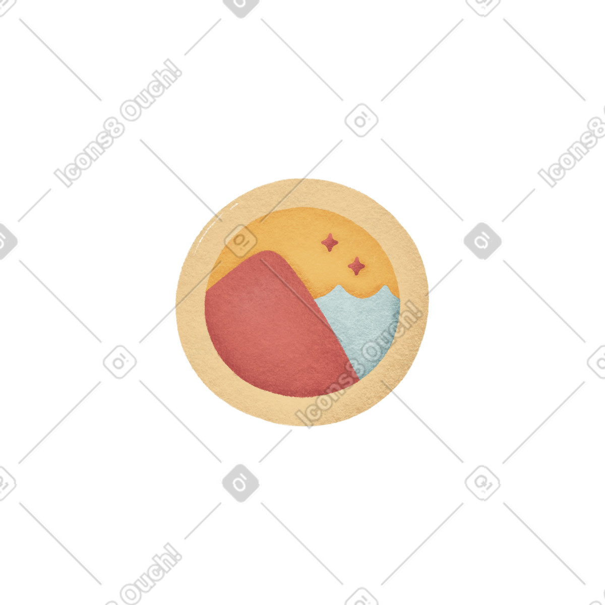 下载 Woolly 风格的 Landscape picture 插画，支持 PNG、SVG 格式