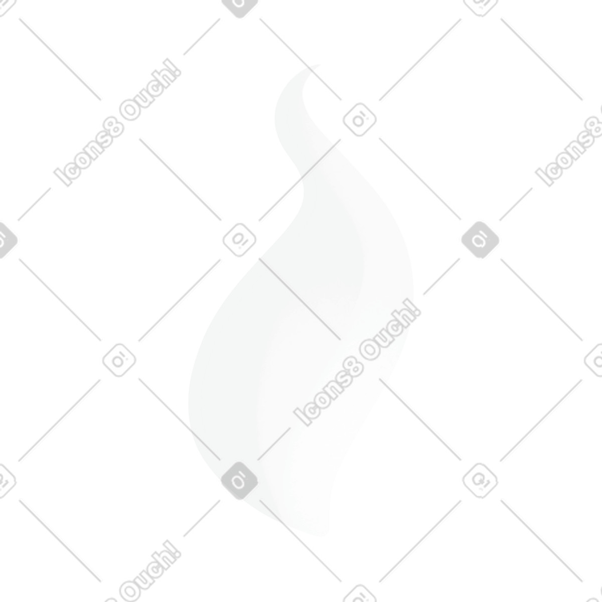 Smoke from food illustrazione in stile Shine scarica in PNG, SVG