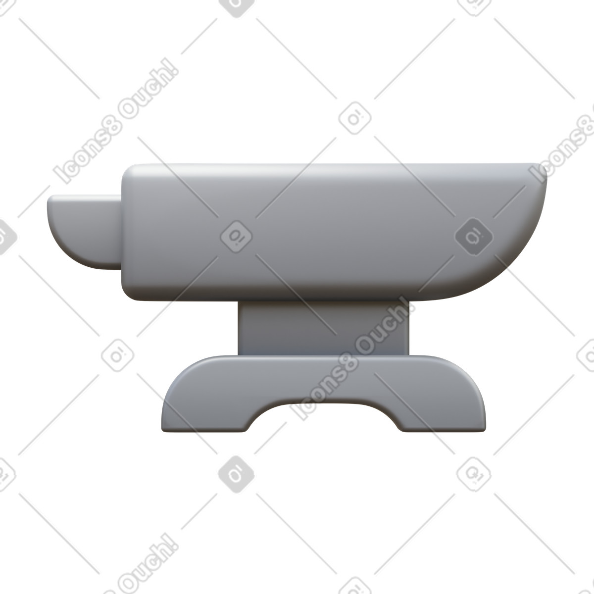 Иллюстрация Наковальня в стиле 3D Fluency — скачать в форматах PNG, SVG