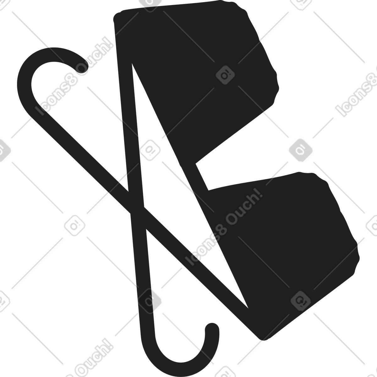 Ilustración Gafas de mujer en estilo Dazzle Line a descargar en PNG y SVG