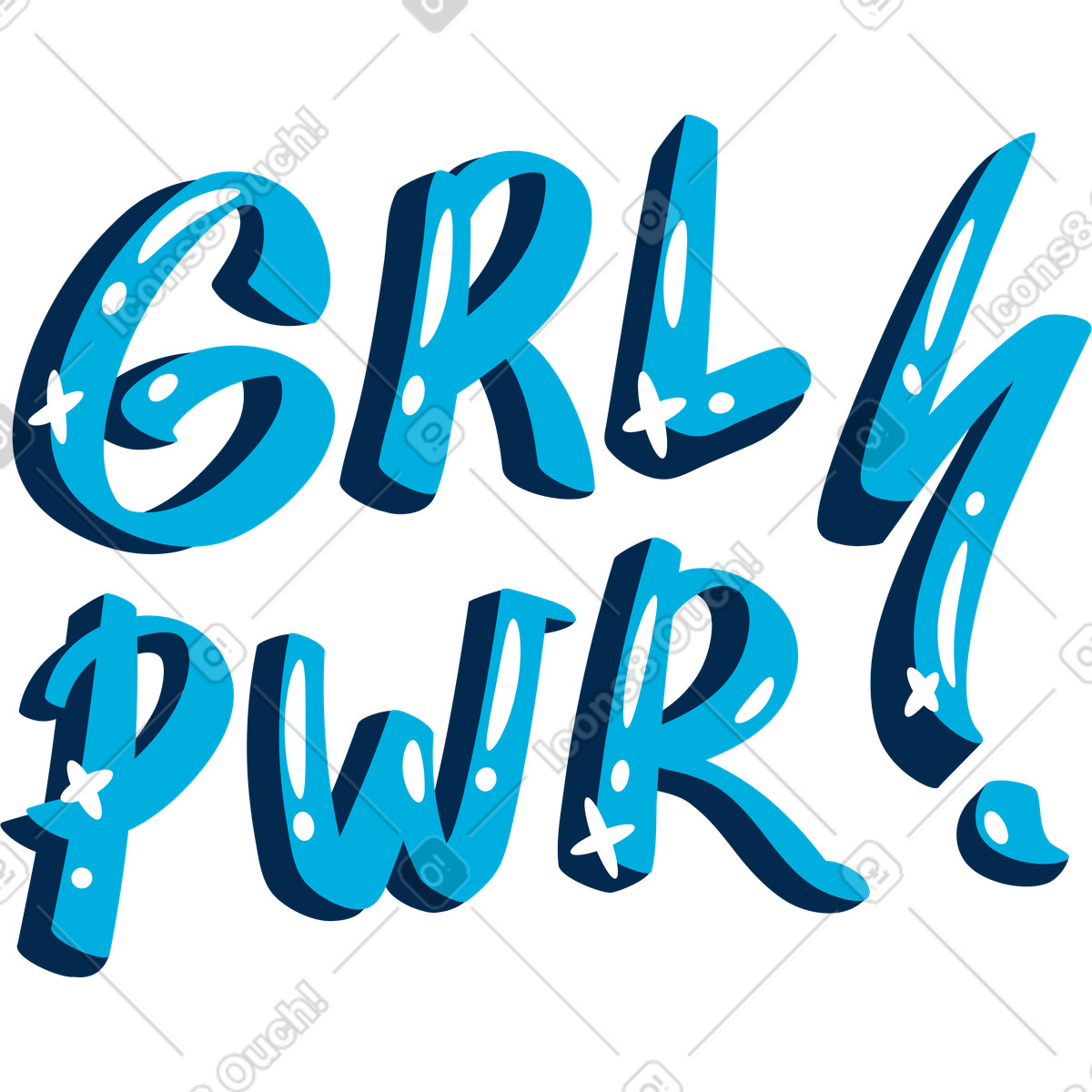 Potere della ragazza illustrazione in stile Flame scarica in PNG, SVG