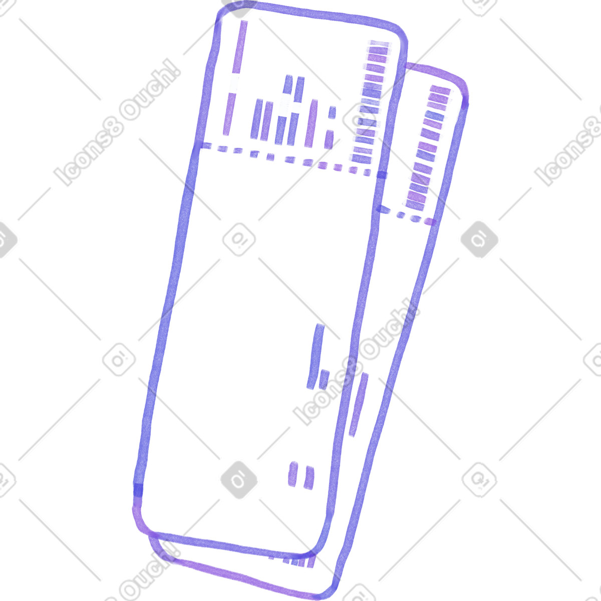 Иллюстрация Tickets в стиле Marker — скачать в форматах PNG, SVG