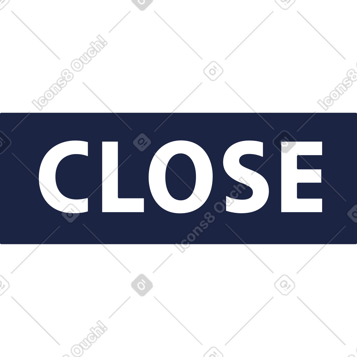 Close illustration in Urban Line style download in PNG, SVG