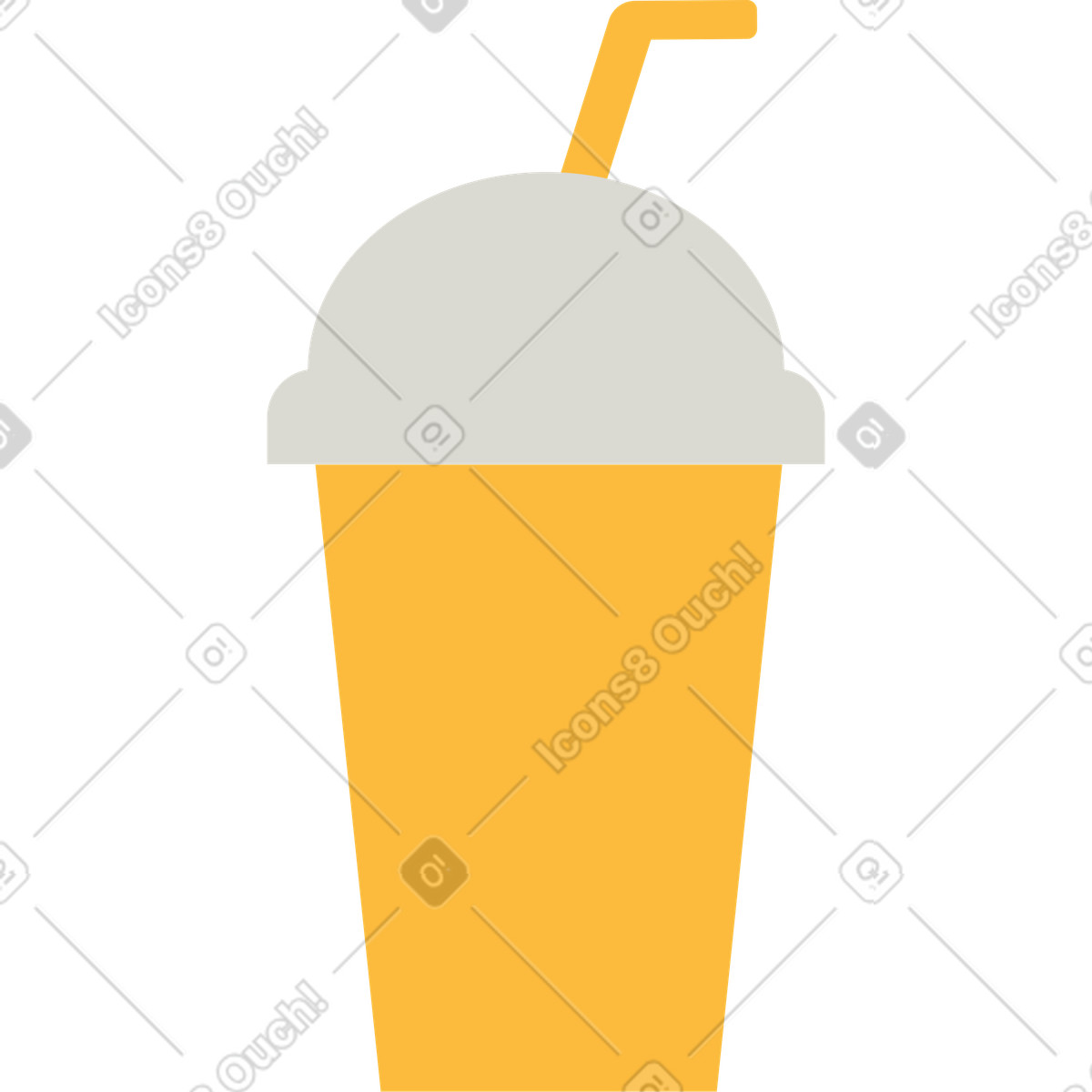 Ilustração de Milkshake em no estilo Burgundy para baixar em PNG, SVG
