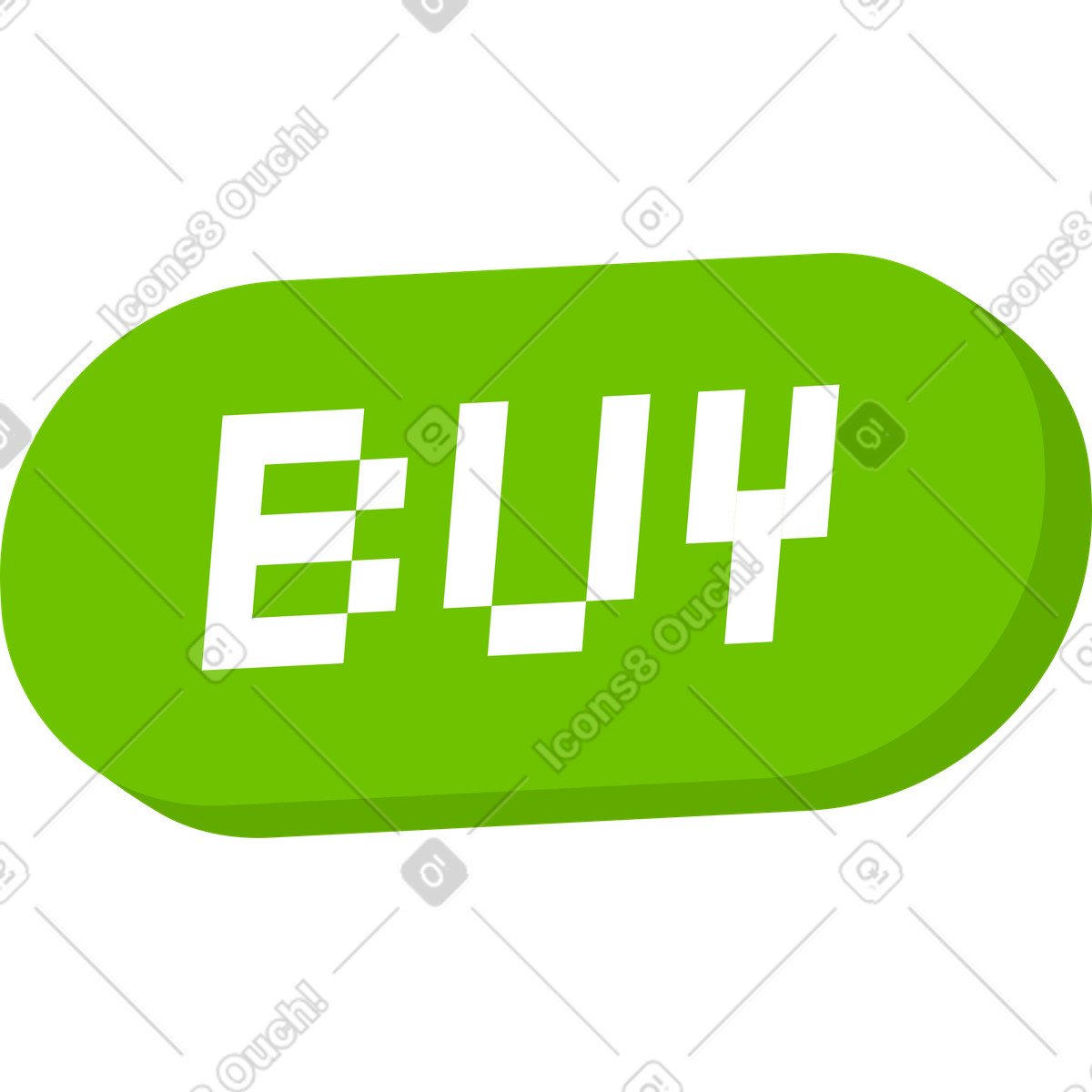 Buy button illustration in 8bit style download in PNG, SVG