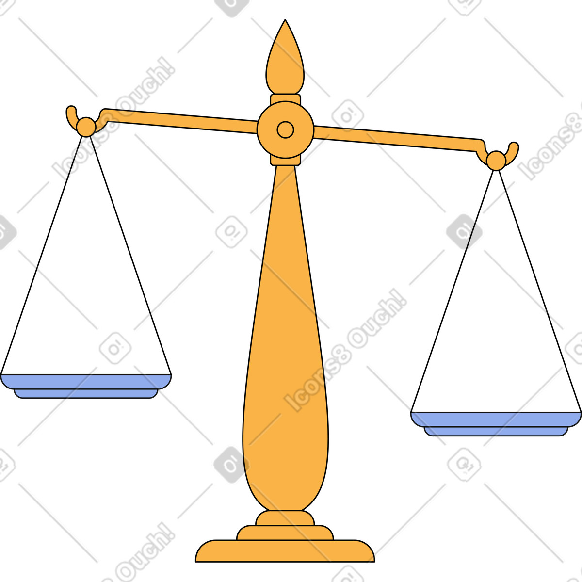 Illustration Balance dans le style Bloom à télécharger aux formats PNG, SVG