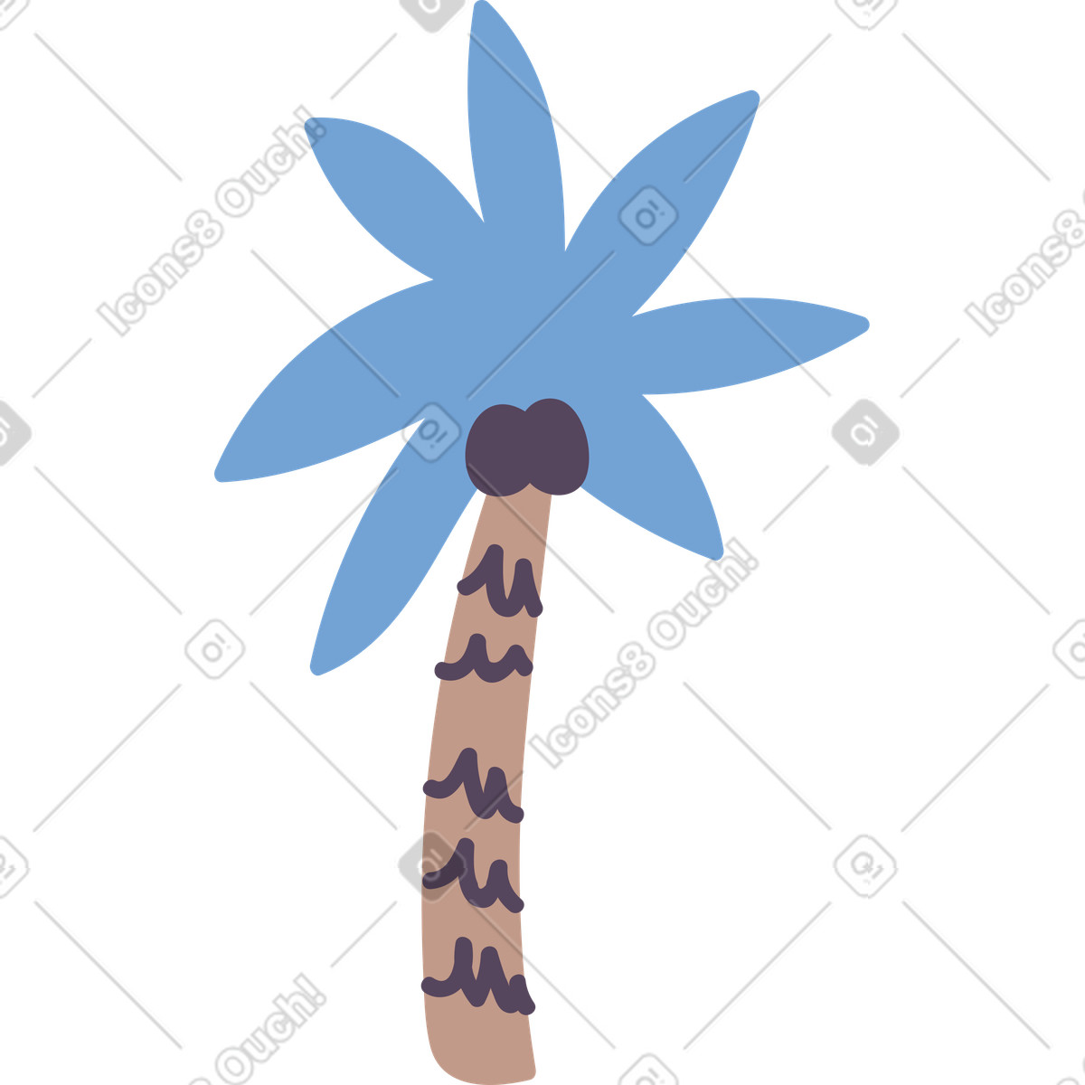 下载 Pluto 风格的 棕榈 插画，支持 PNG、SVG 格式