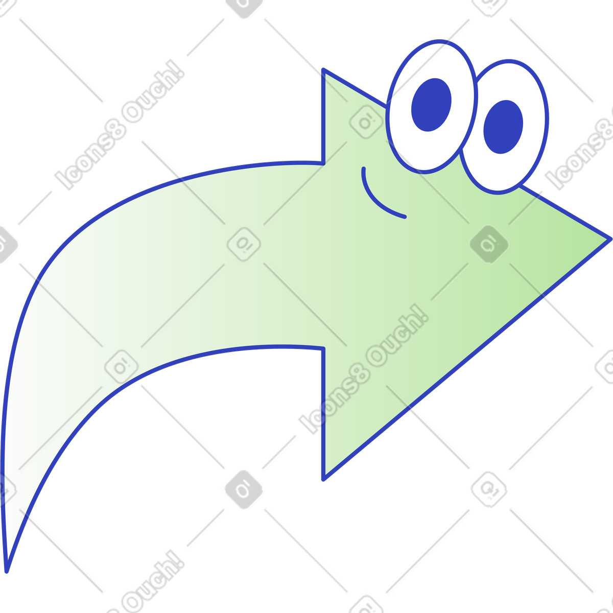 Share icon illustration in Eyeful style download in PNG, SVG