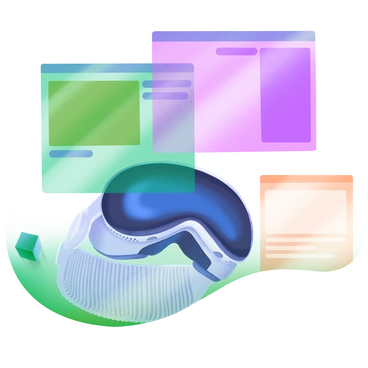 Иллюстрации VR/AR в PNG и SVG 