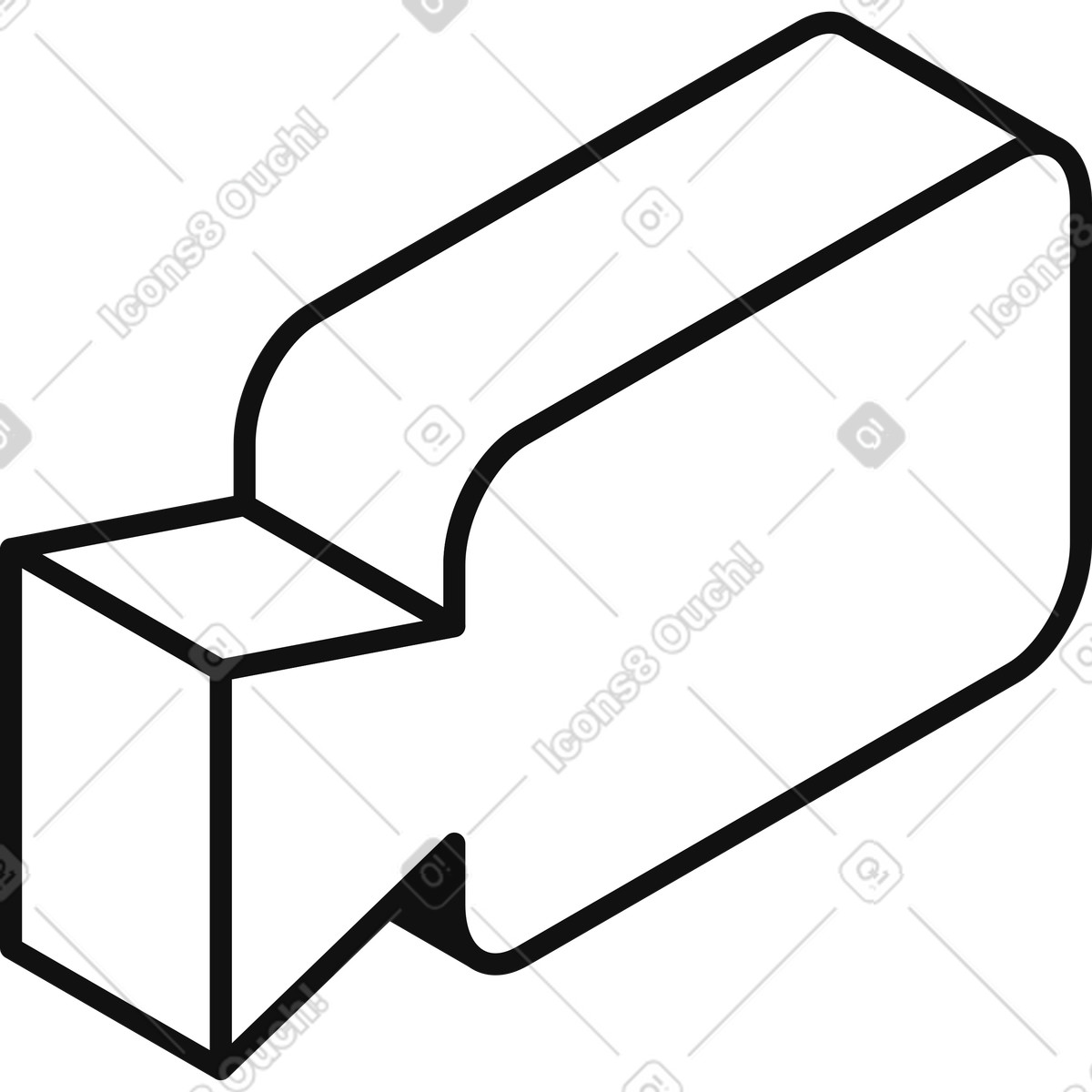 Main スタイルの Simple isometric web camera icon for video calls のイラストをPNG、SVG形式でダウンロード