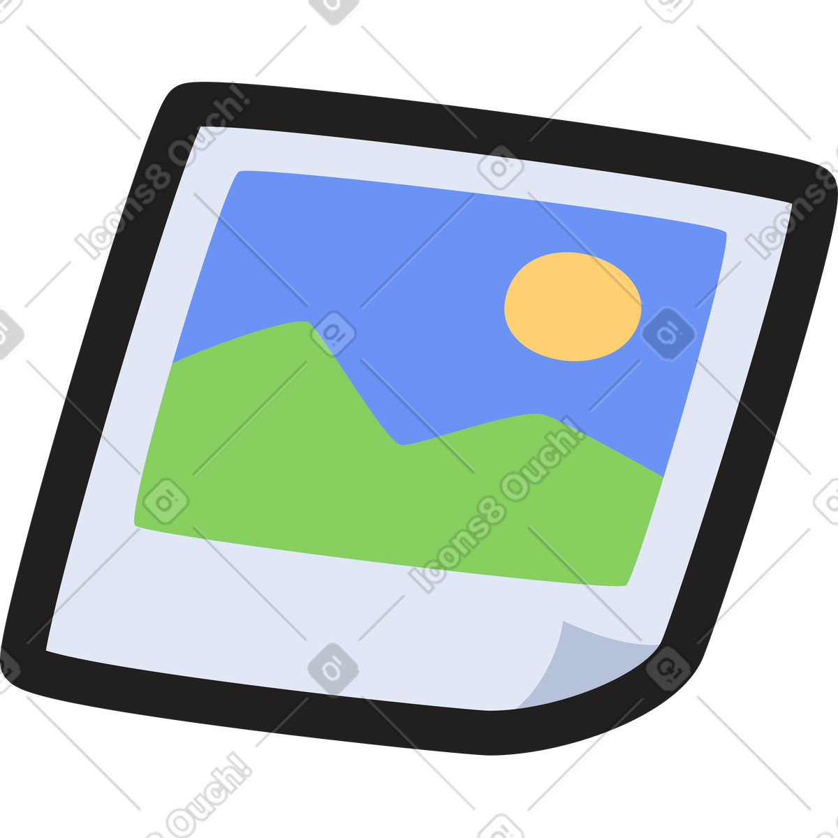 Bild-Illustration im Clipart-Stil als Download in PNG, SVG