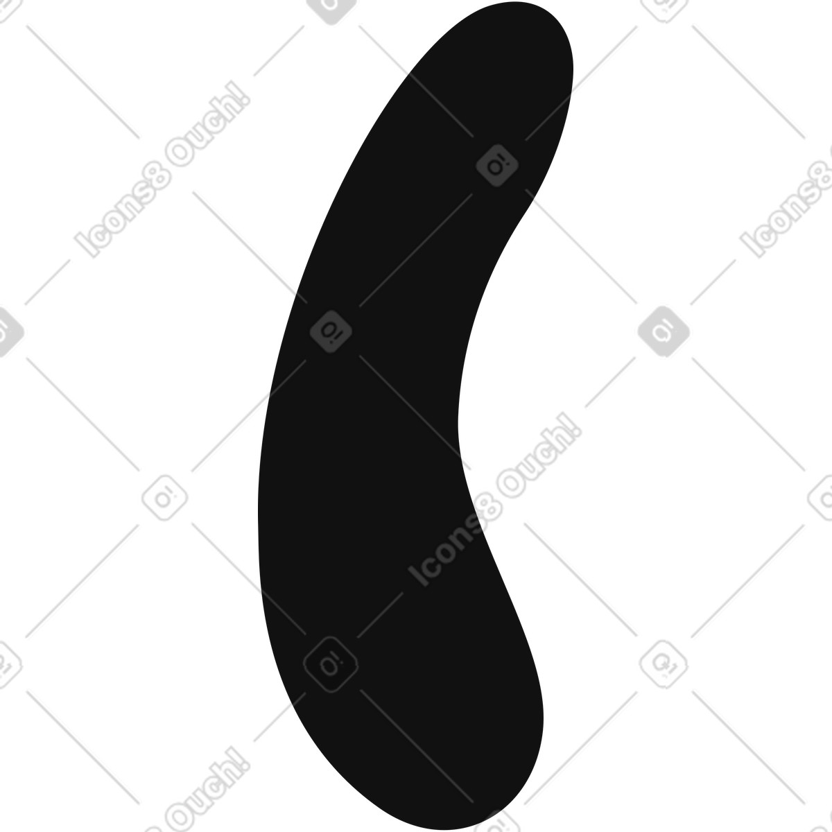 Parenthesis illustration in Journal style download in PNG, SVG