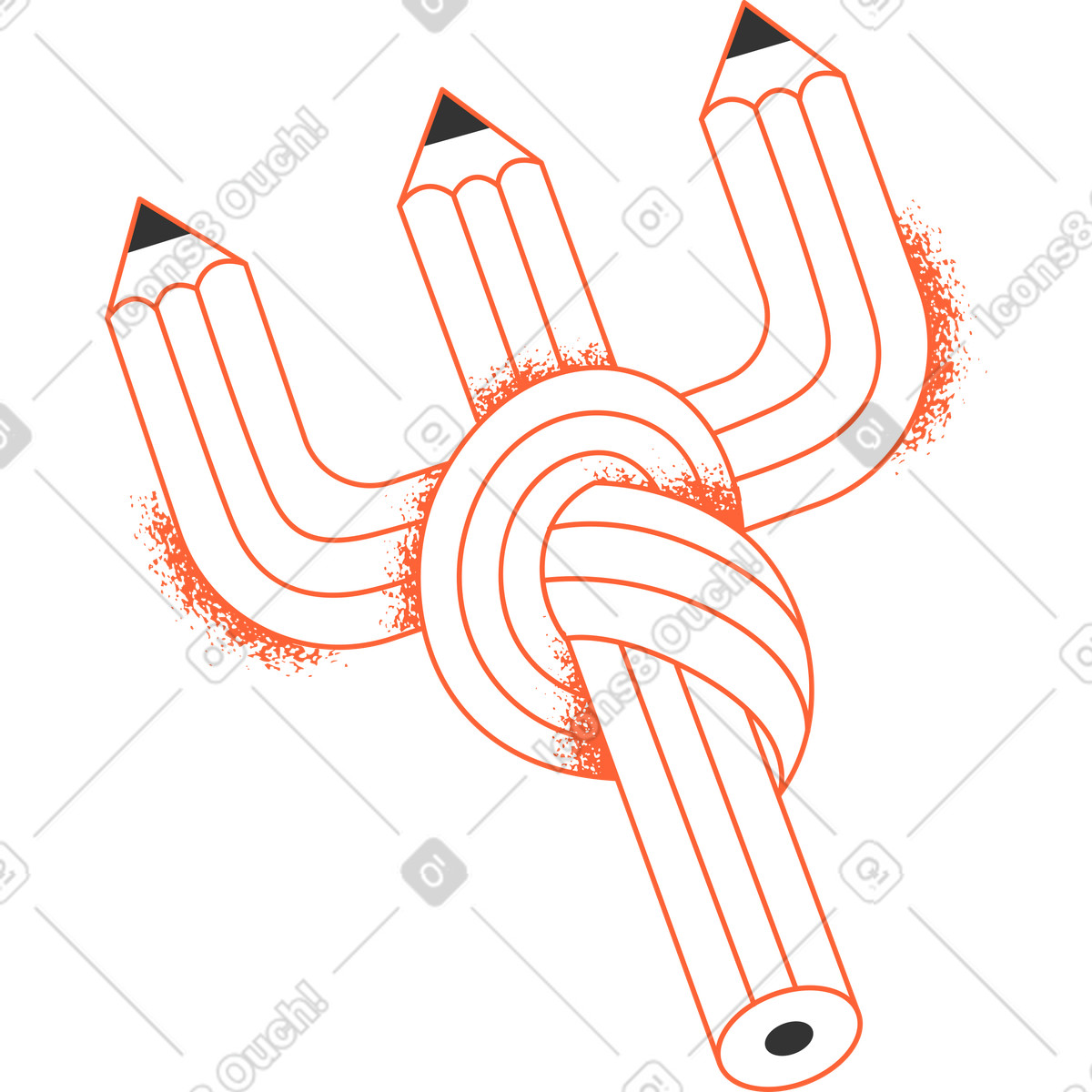 Illustration Des crayons dans le style Crayon à télécharger aux formats PNG, SVG