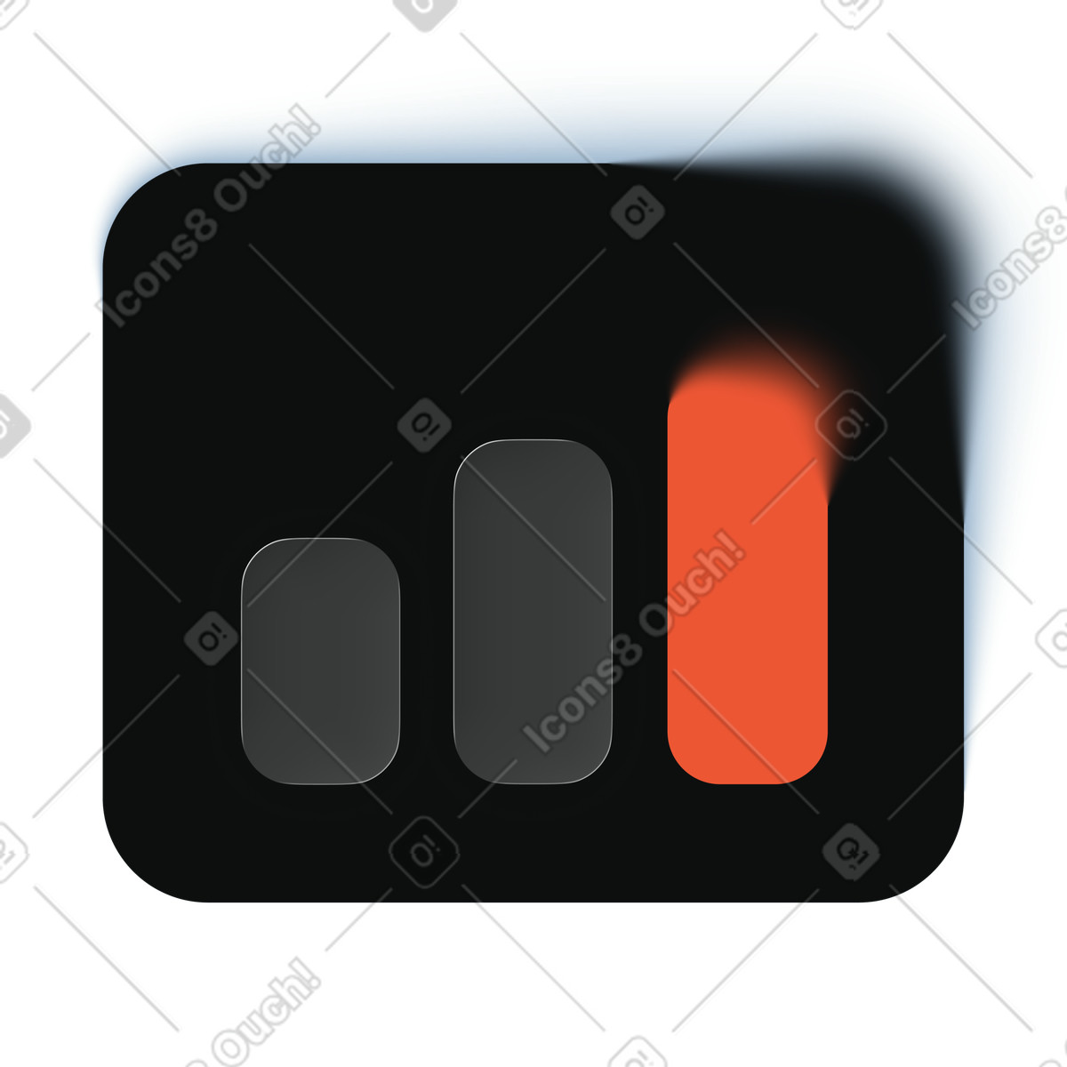 PNG、SVG 形式の 棒グラフのパフォーマンスui、成長パフォーマンス指標 イラスト
