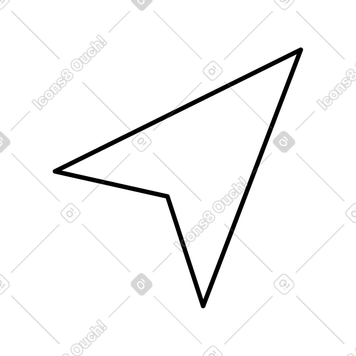 Jumble スタイルの カーソル のイラストをPNG、SVG形式でダウンロード
