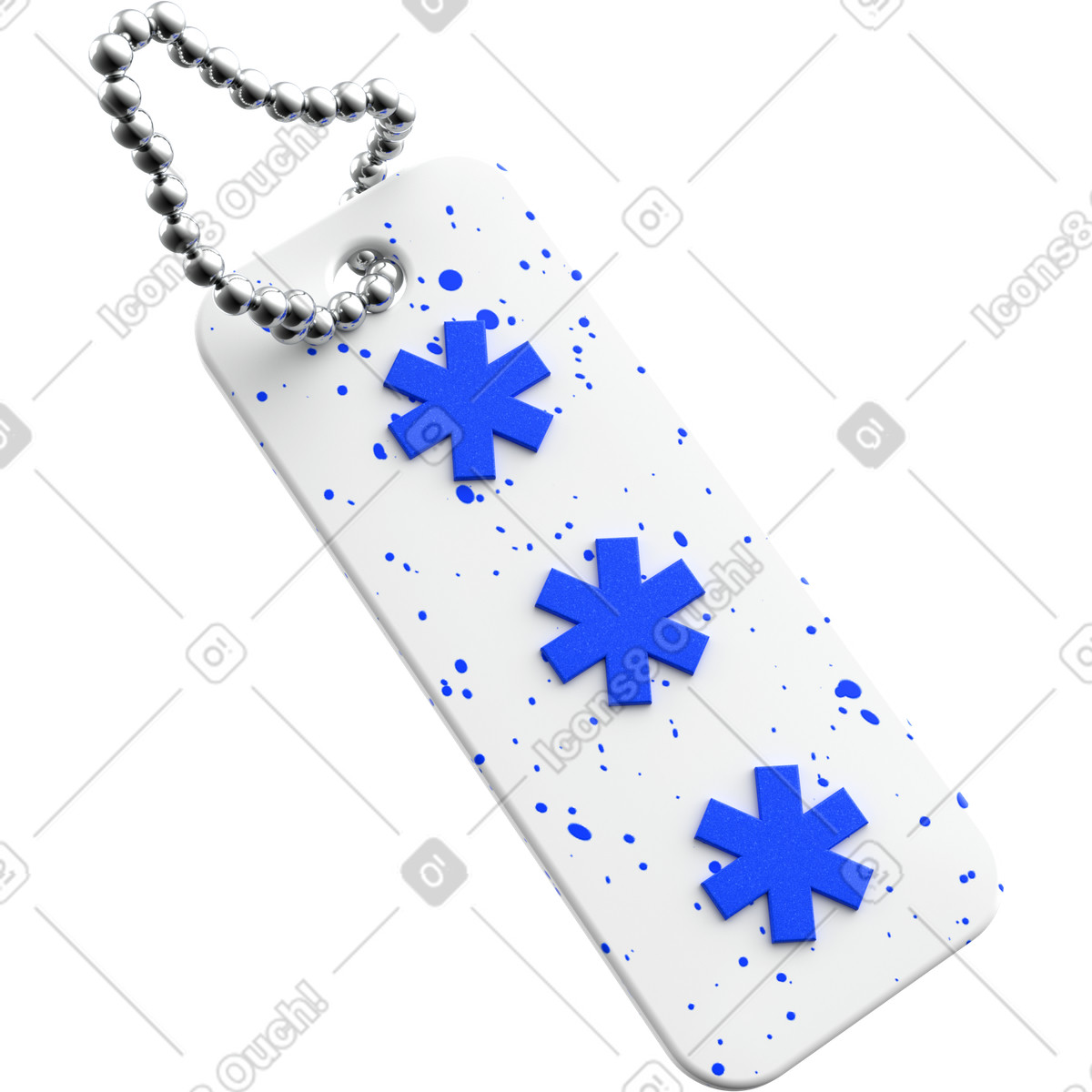 Password keychain illustration featuring access token clipart for digital security in PNG SVG GIF