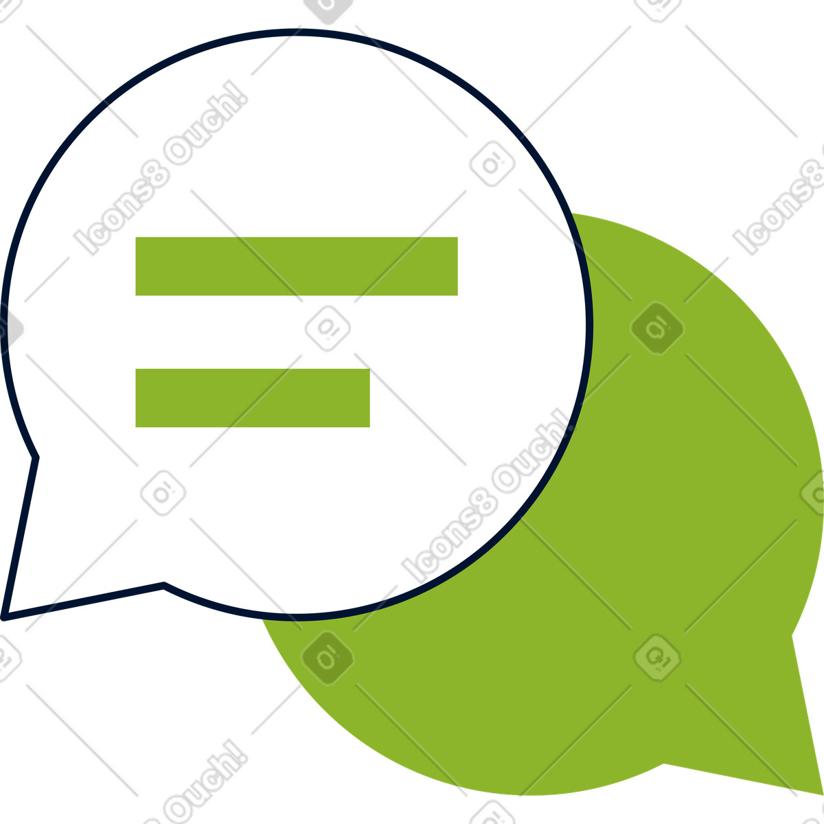 Ilustração de Ícone comunicação em no estilo Cubes para baixar em PNG, SVG
