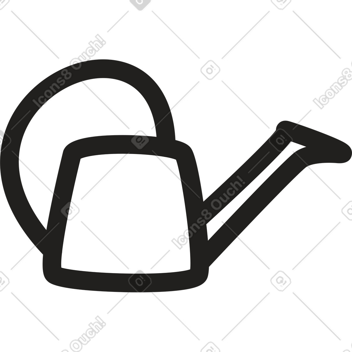 Ilustração de Regador em no estilo Little para baixar em PNG, SVG