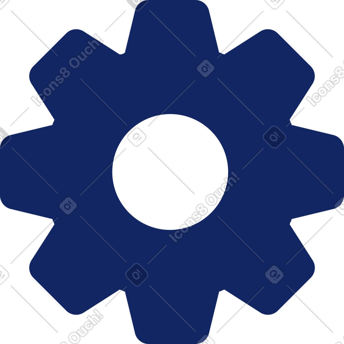 Ilustração de Engrenagem em no estilo Cyborg para baixar em PNG, SVG