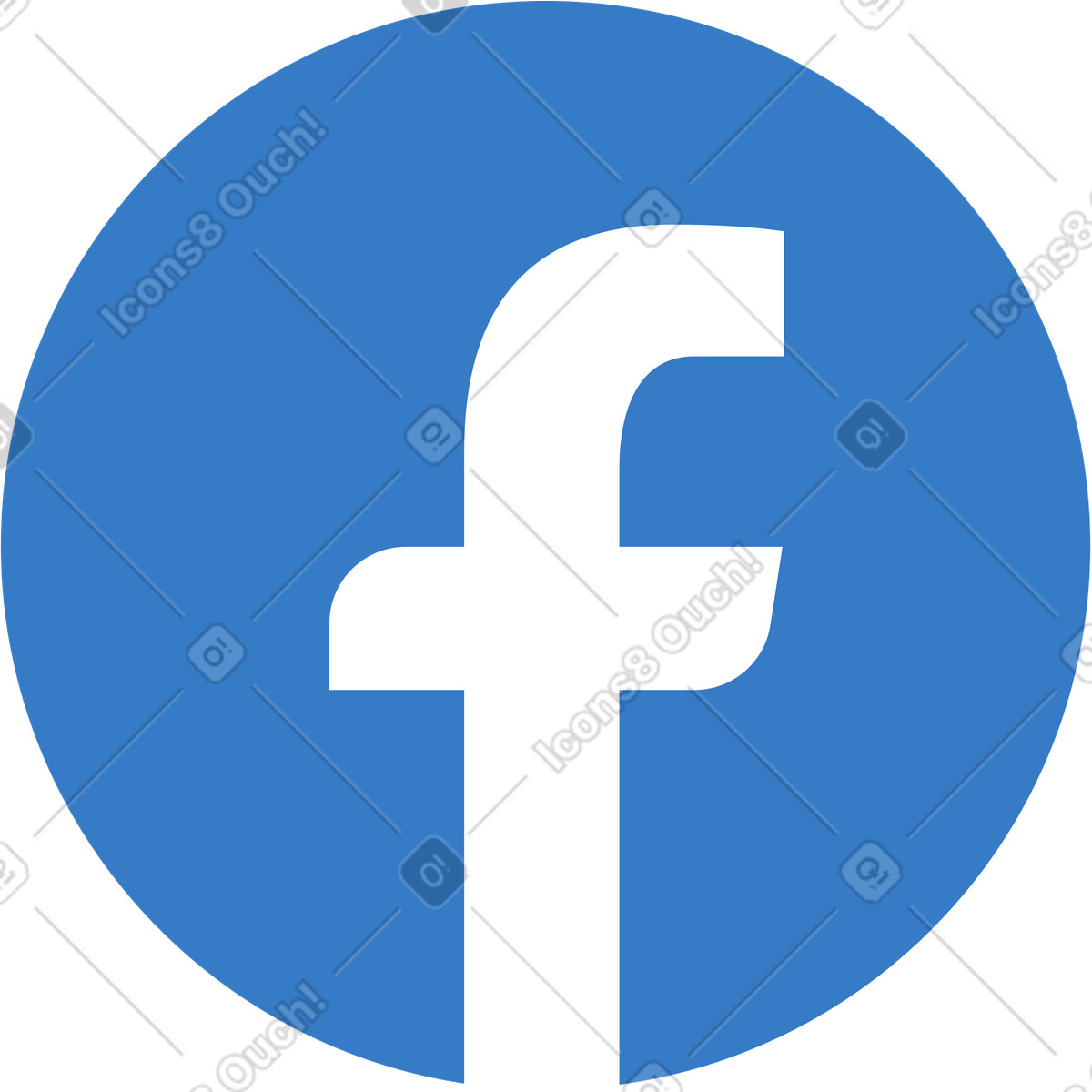 Ilustración Facebook en estilo Vector a descargar en PNG y SVG