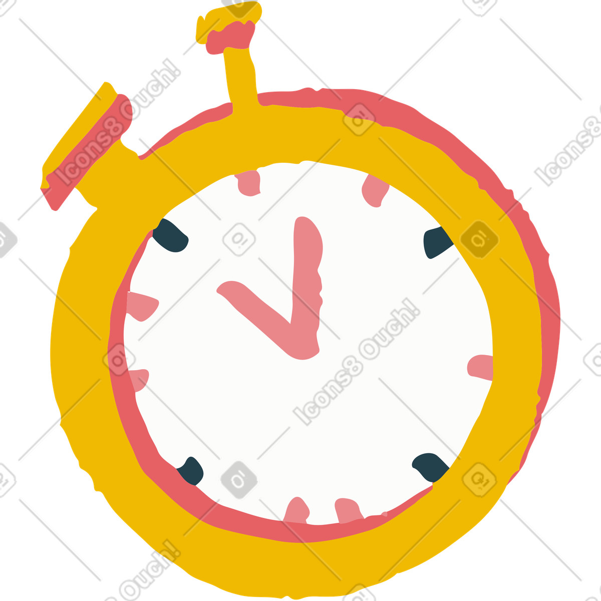 下载 Flamenco 风格的 时钟 插画，支持 PNG、SVG 格式