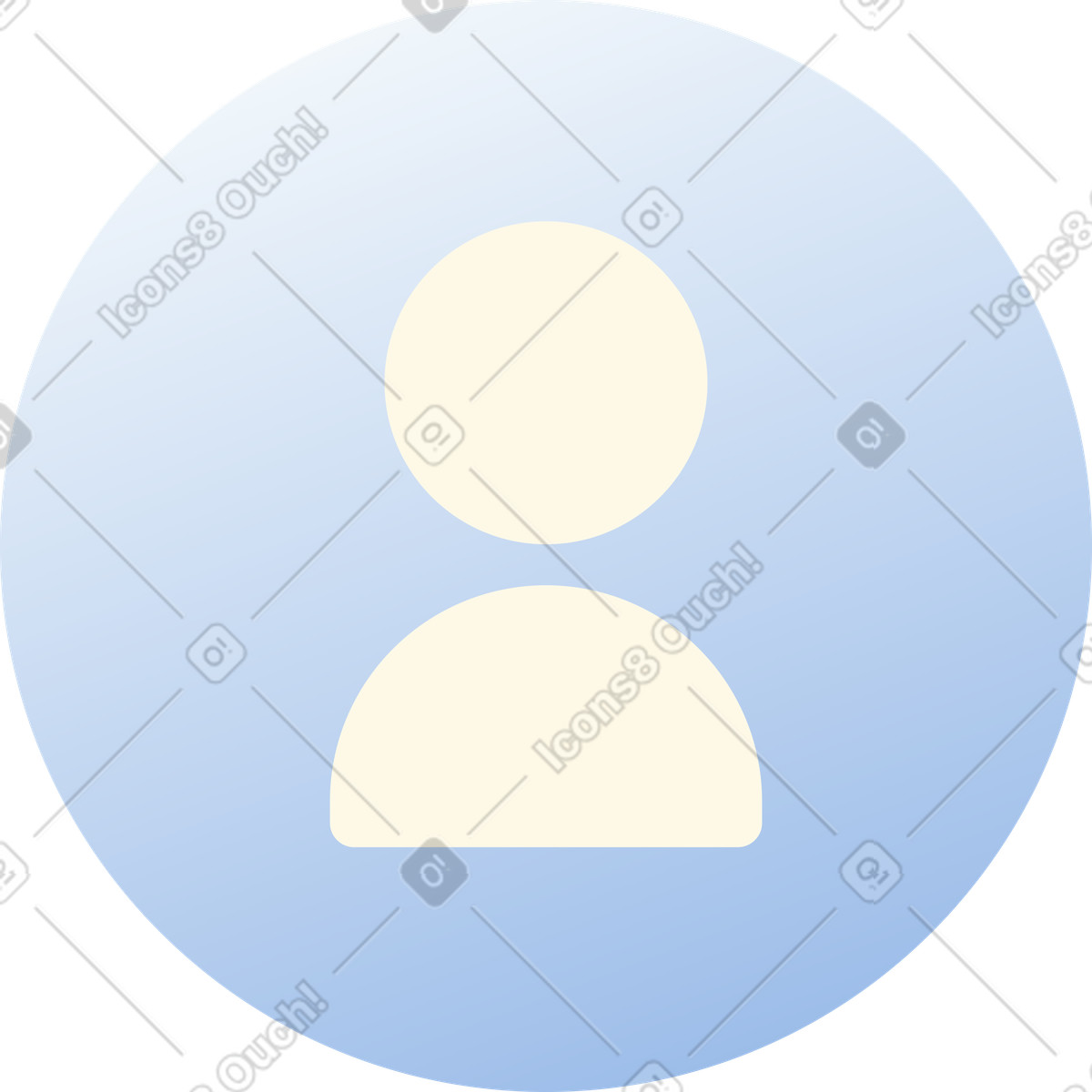 Beam 스타일의 사용자 아이콘 일러스트레이션 PNG, SVG 다운로드