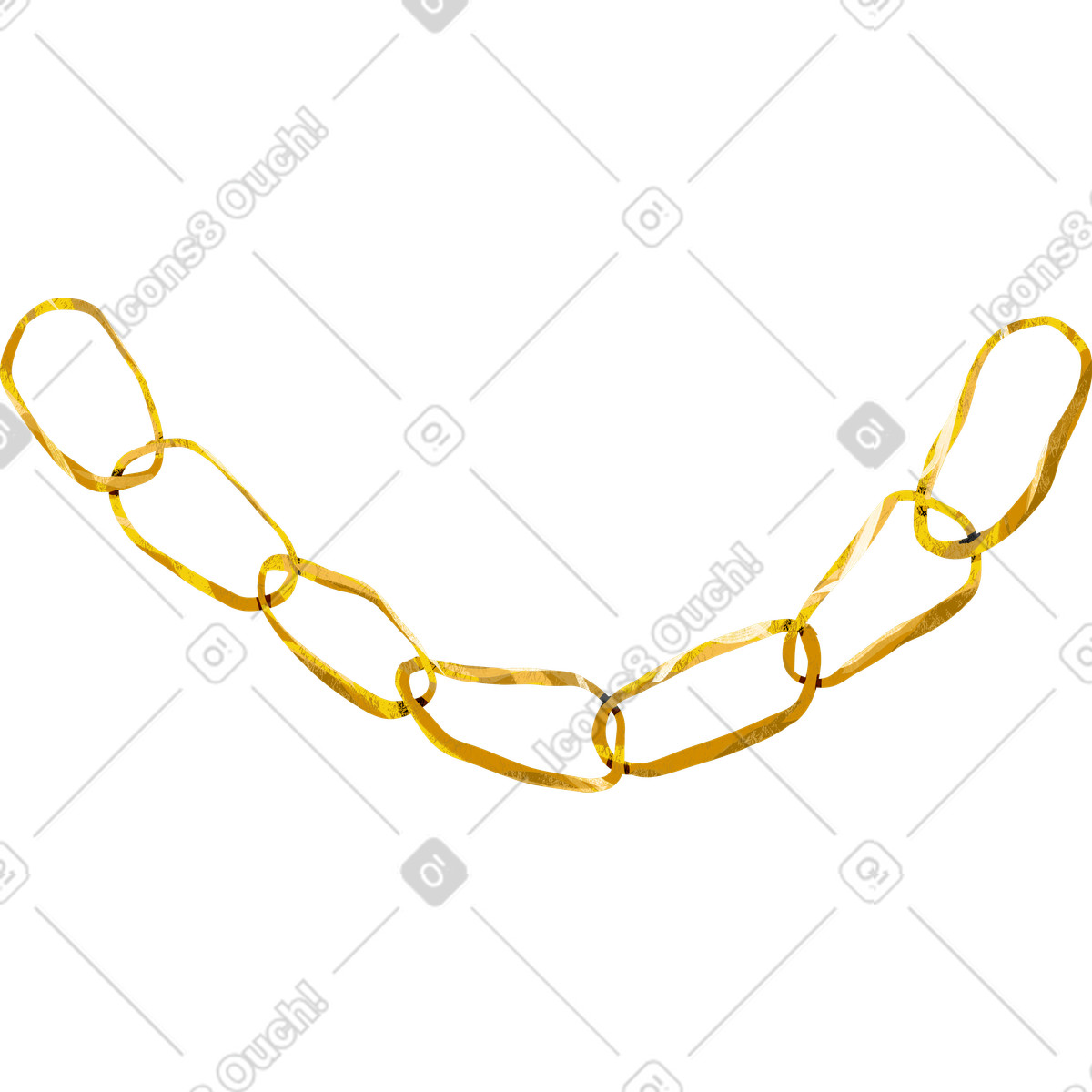 Kette-Illustration im Fabulous-Stil als Download in PNG, SVG