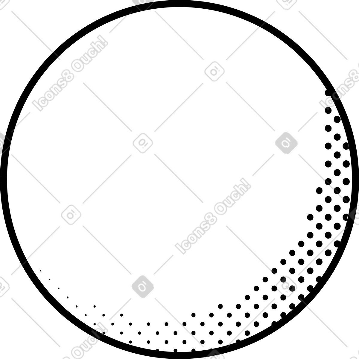 Memphis スタイルの Sphere のイラストをPNG、SVG形式でダウンロード