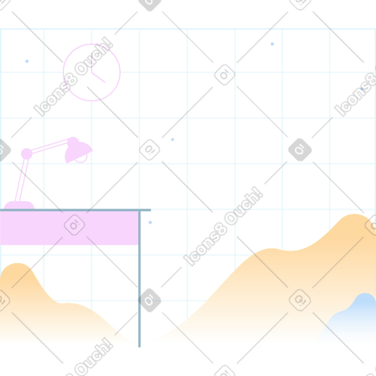 Educazione di fondo illustrazione in stile Marginalia scarica in PNG, SVG