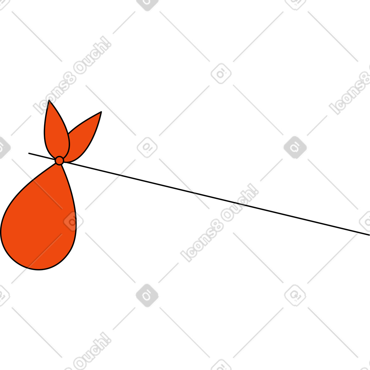 下载 Bloom 风格的 红捆 插画，支持 PNG、SVG 格式