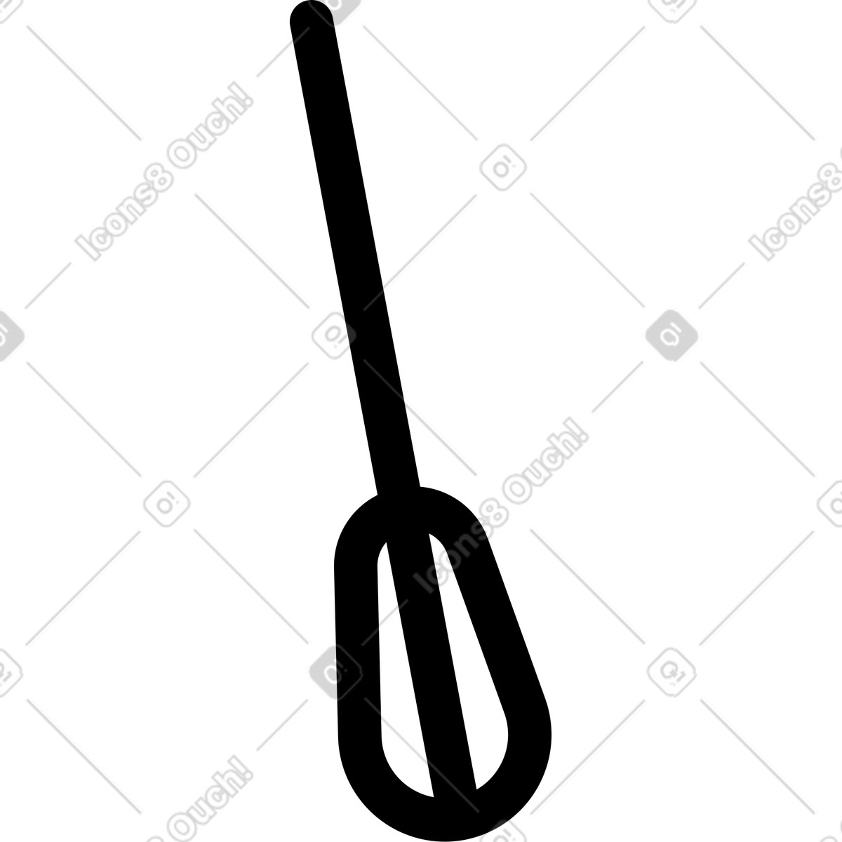 Schneebesenaufsatz für mixer-Illustration im Transistor-Stil als Download in PNG, SVG
