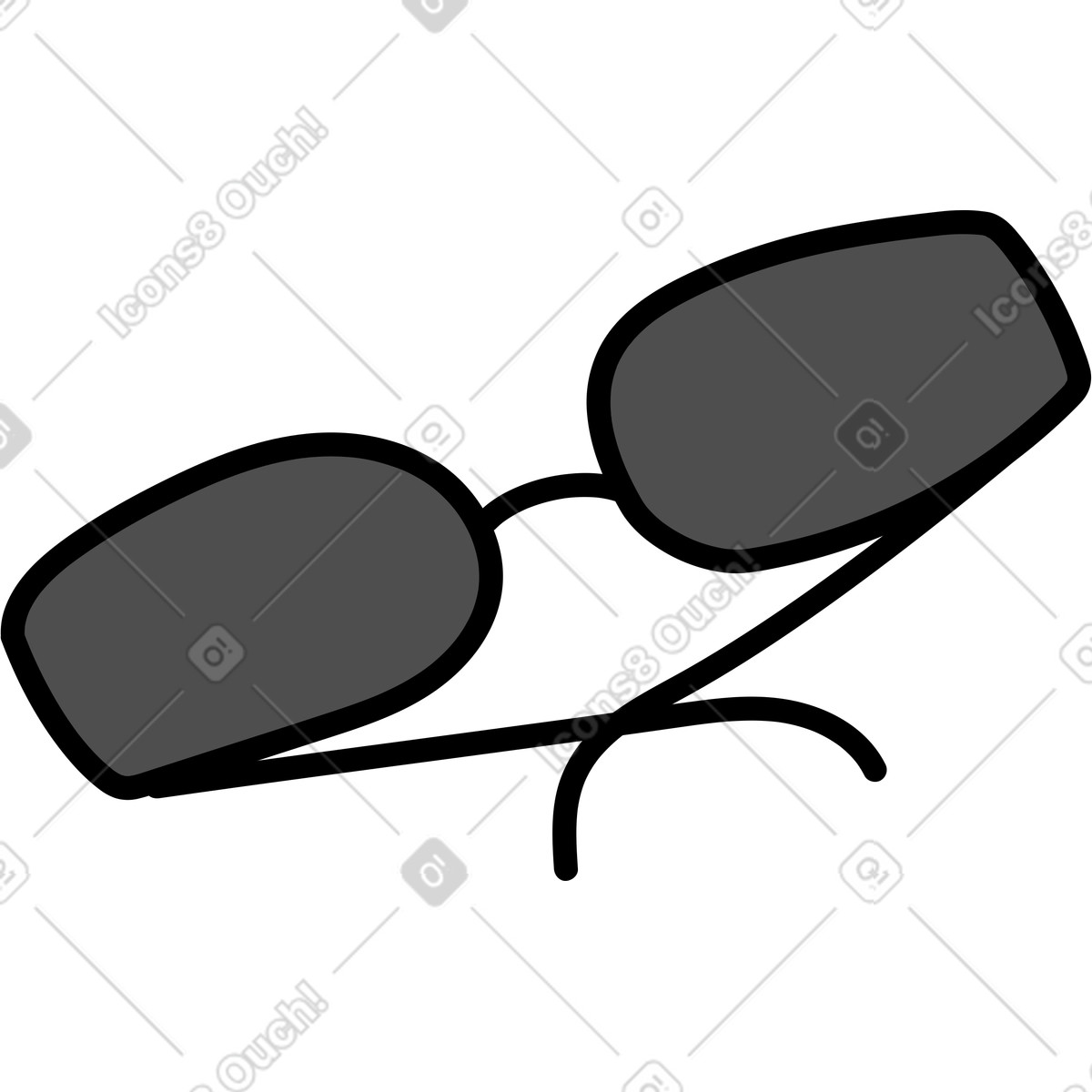 Ilustración Lentes en estilo Purr a descargar en PNG y SVG