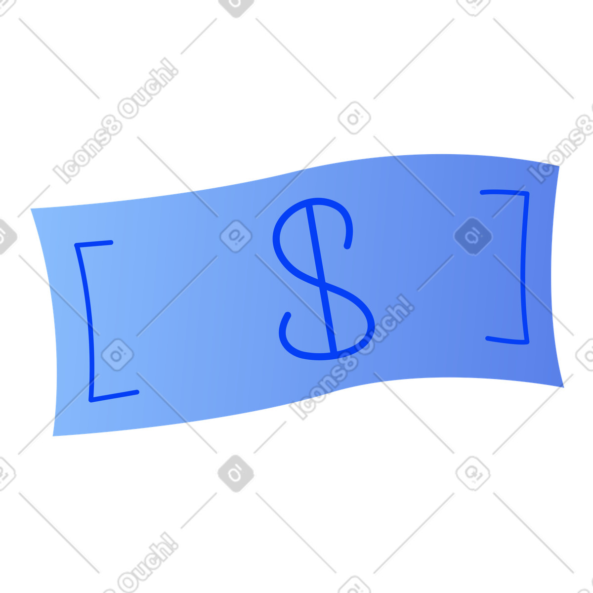 Dollar animierte Illustration im Buddy-Stil als Download in GIF, Lottie (JSON), AE