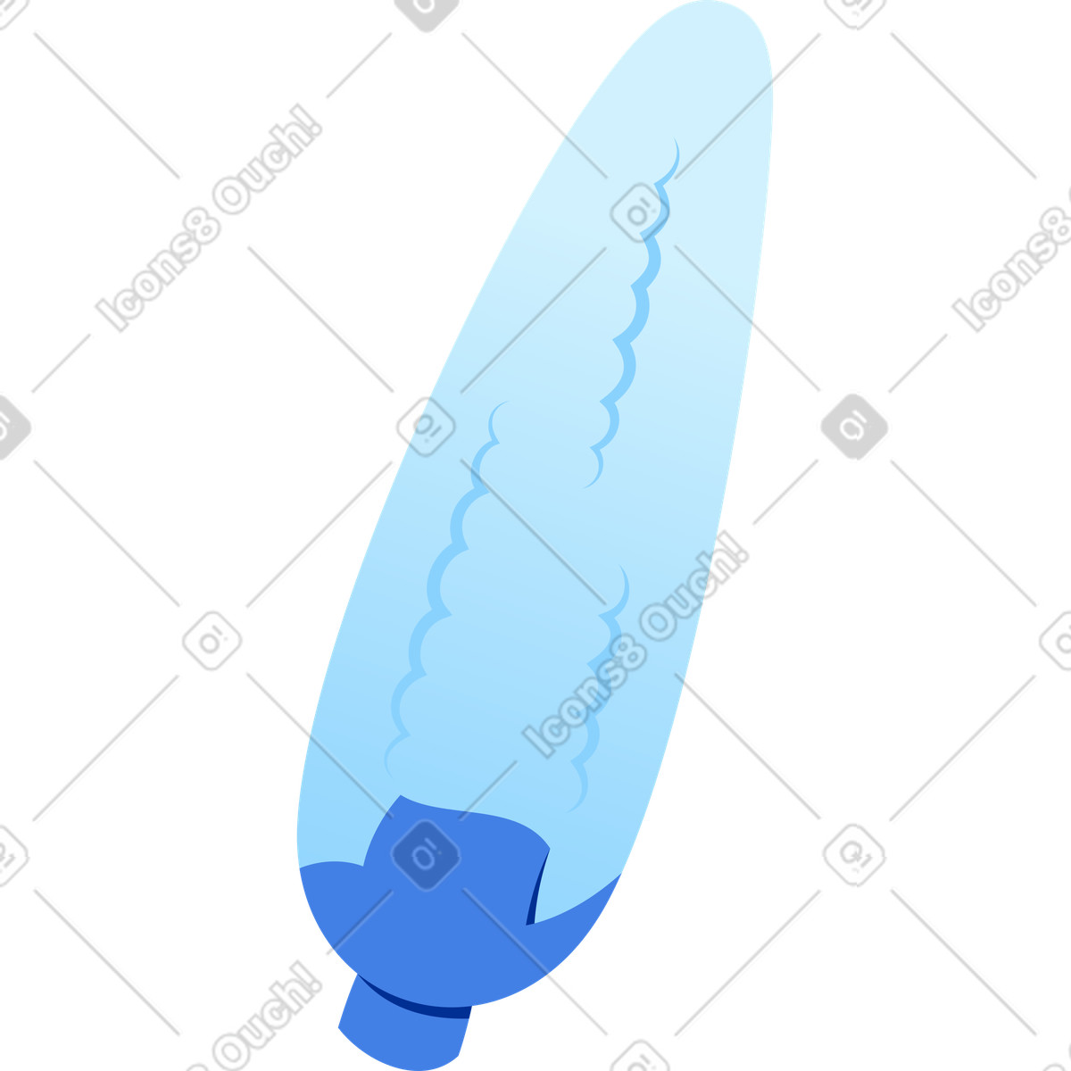 Glossy 스타일의 옥수수 일러스트레이션 PNG, SVG 다운로드