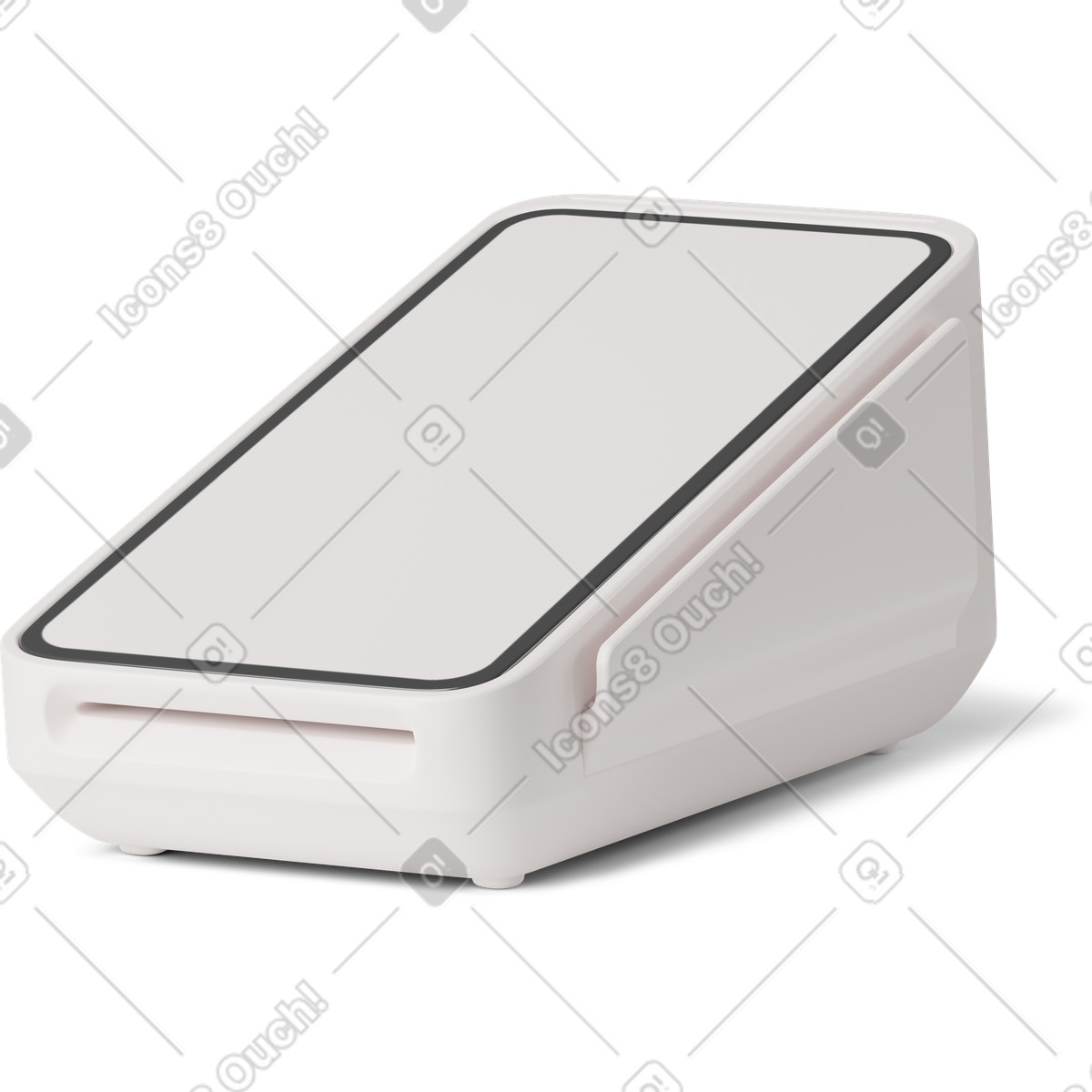 Ilustración Payment terminal en estilo 3D Casual life a descargar en PNG y SVG