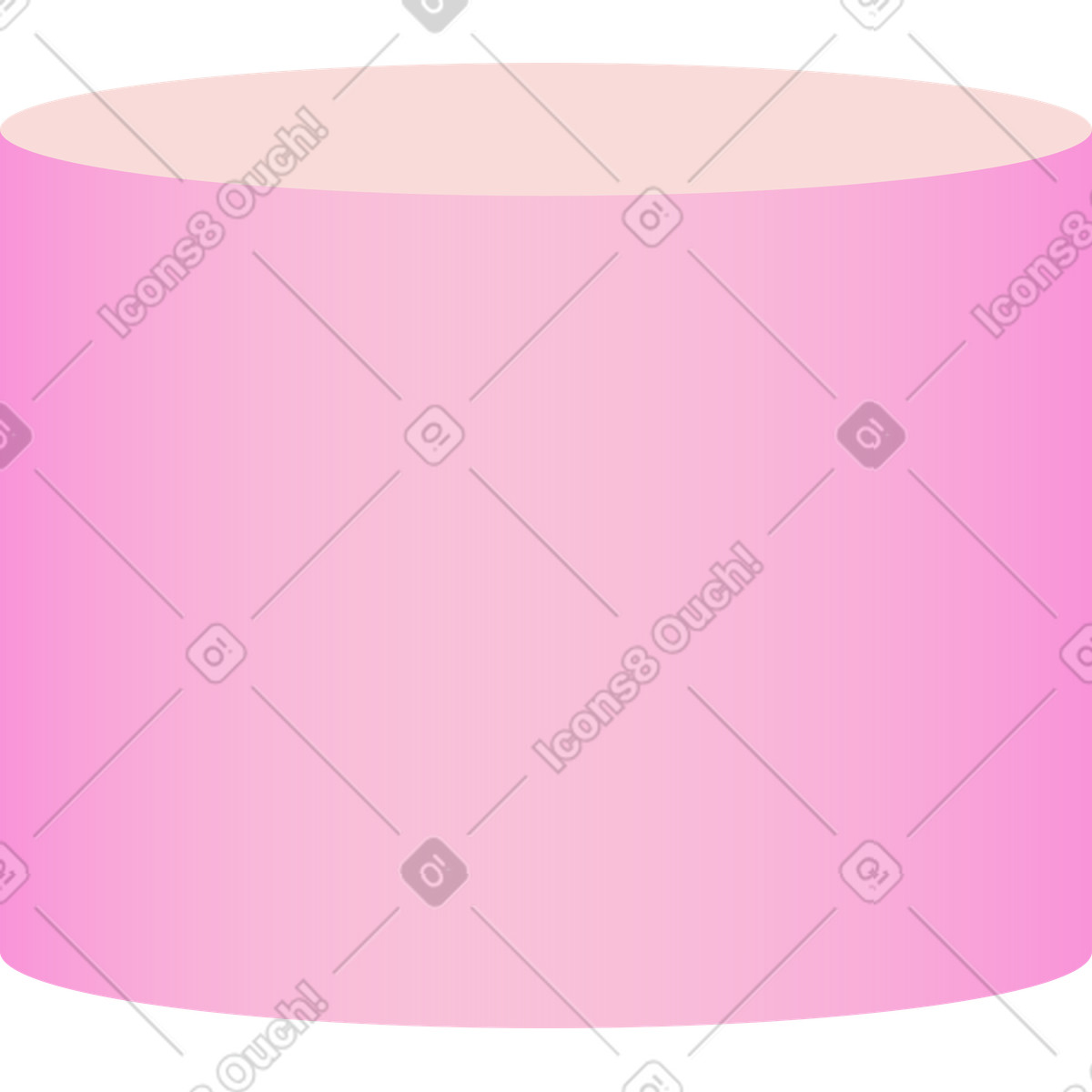 Ilustración Cilindro en estilo Levels a descargar en PNG y SVG