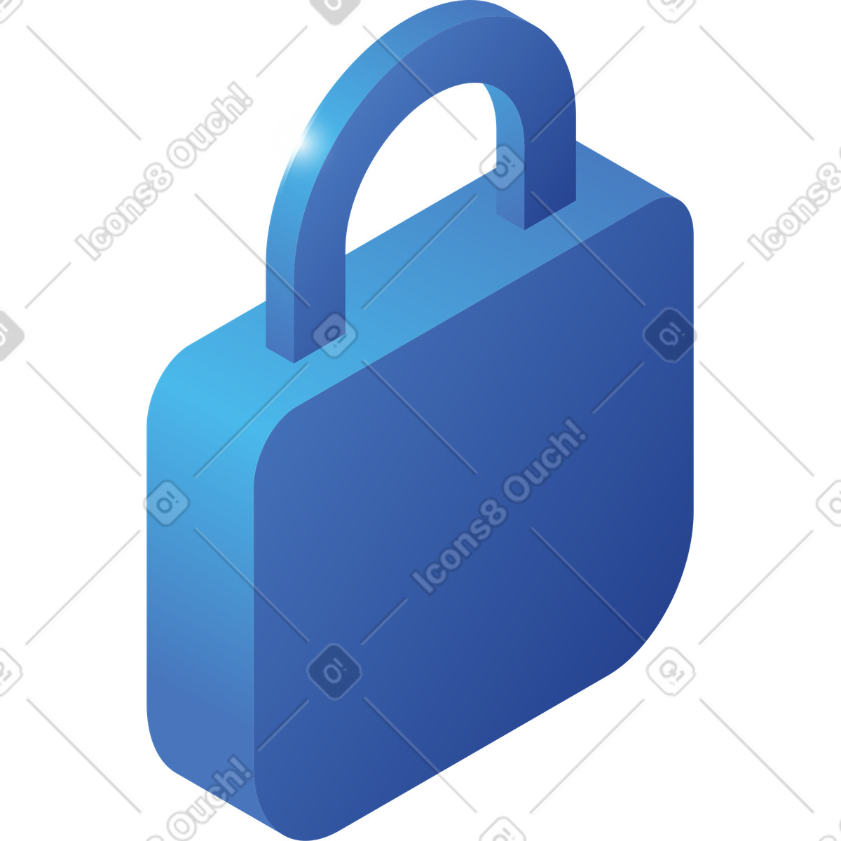 Quantum スタイルの Padlock security symbol representing data protection and online privacy safety のイラストをPNG、SVG形式でダウンロード