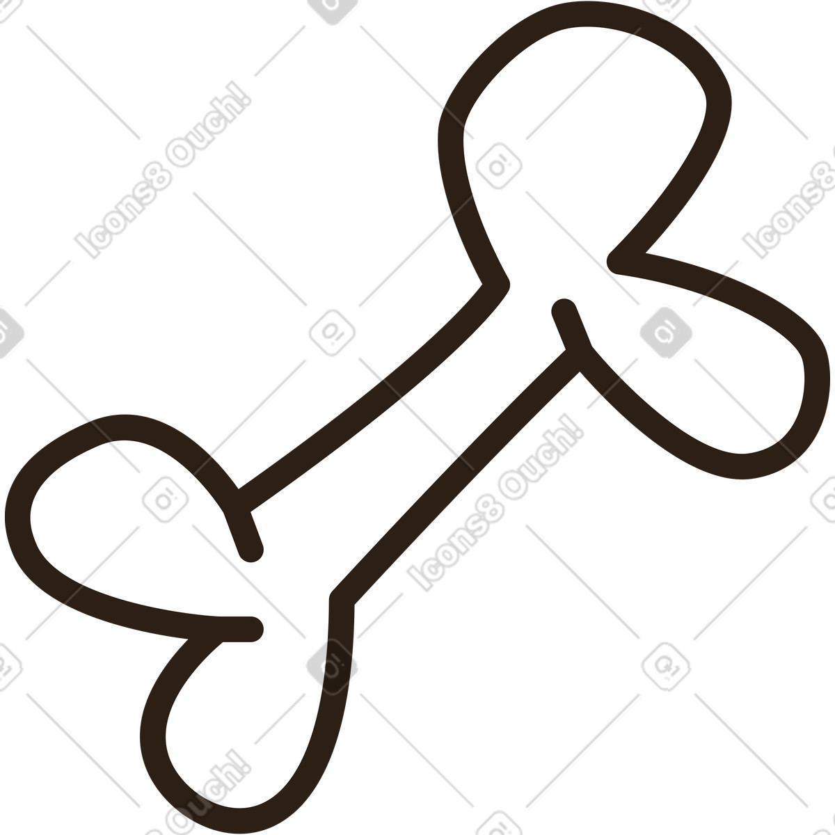 Illustration Os dans le style Plain à télécharger aux formats PNG, SVG