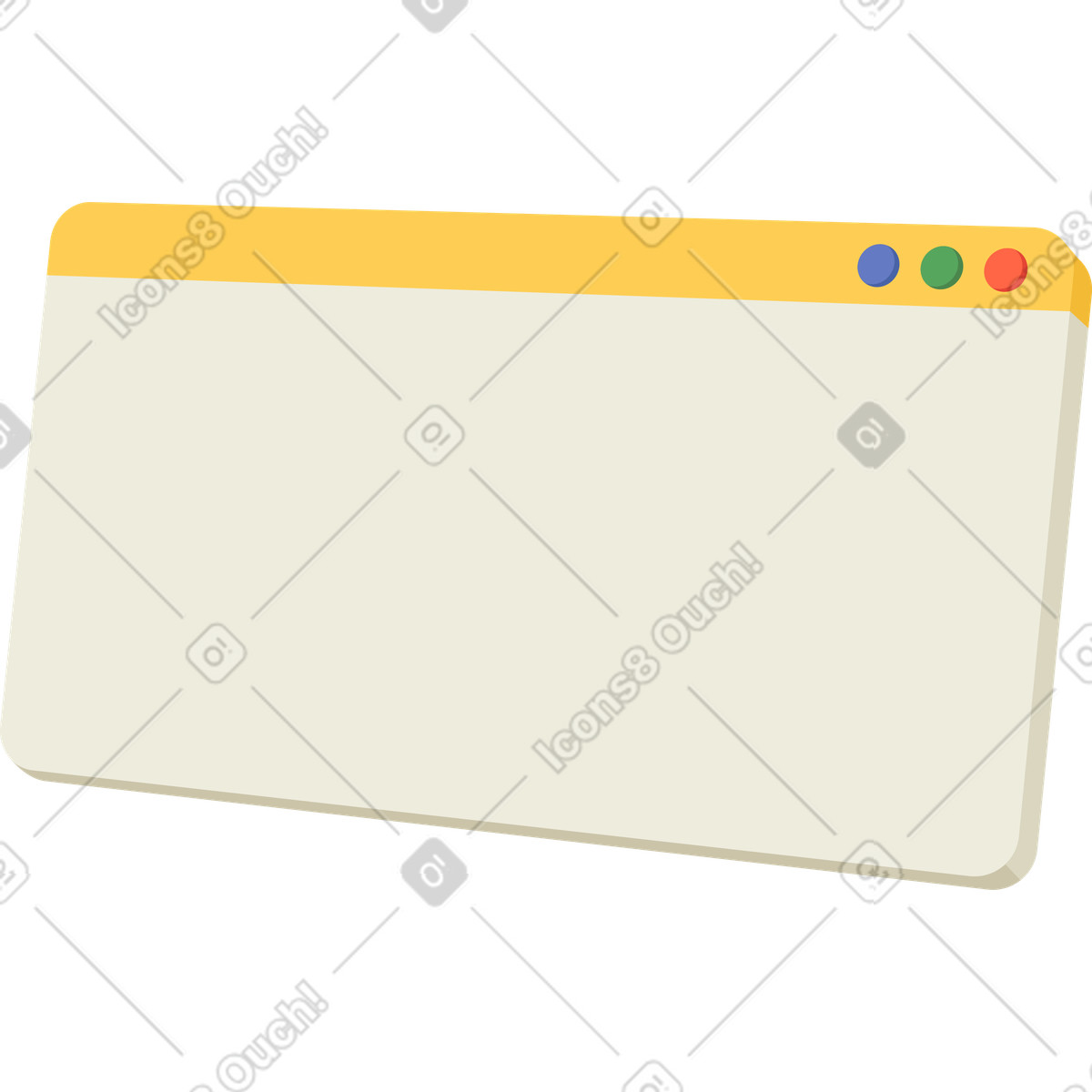 Browser illustration in Social style download in PNG, SVG